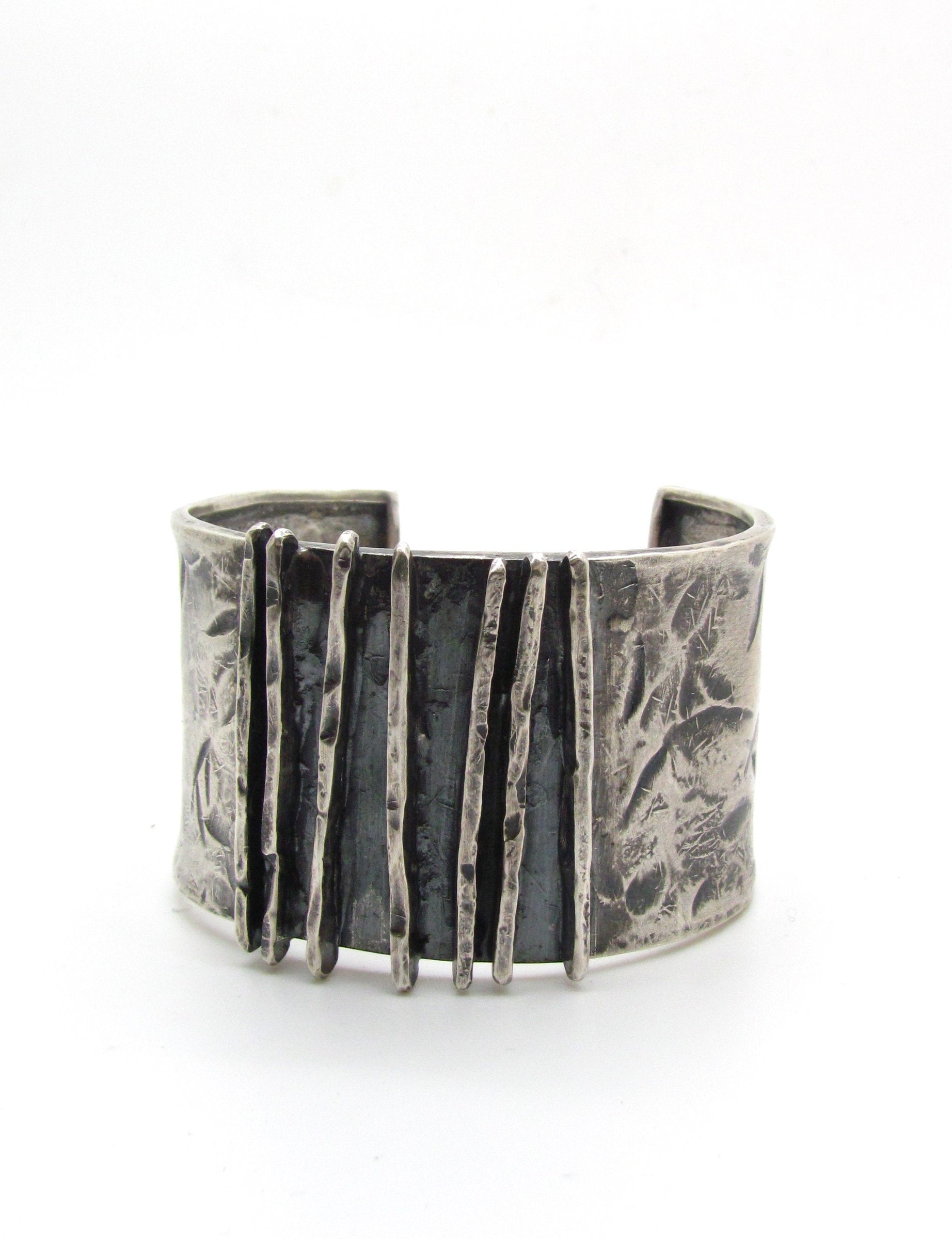 Hammered Lines Cuff