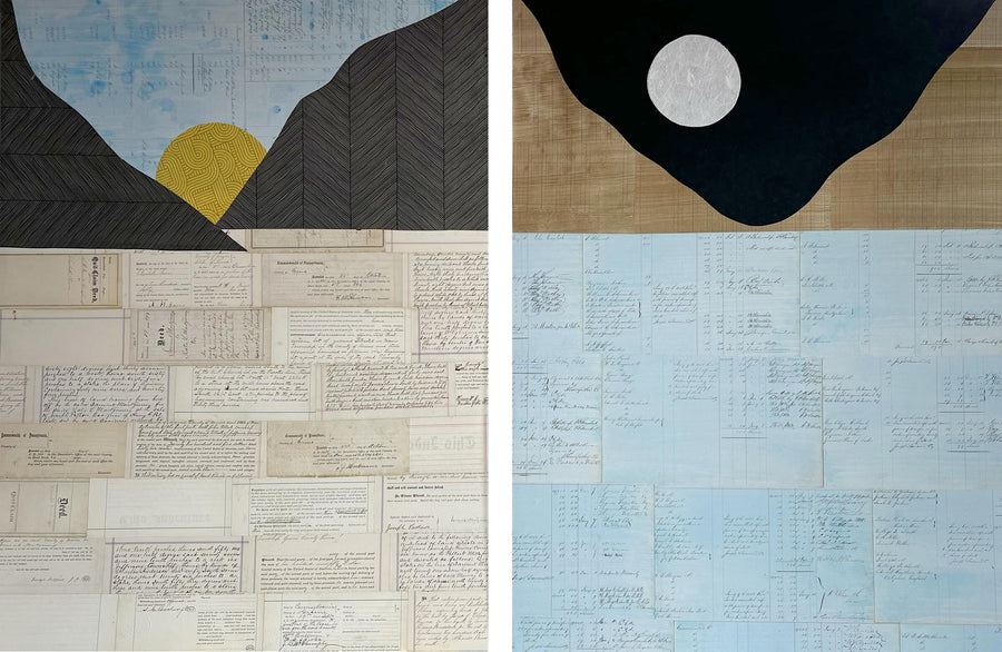 Moon Diptych