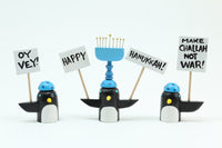 Picketing Yarmulke Penguins