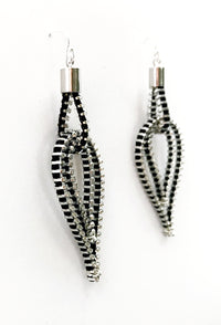 Feather Zipper Earrings