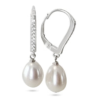 Pearl Pave Earrings