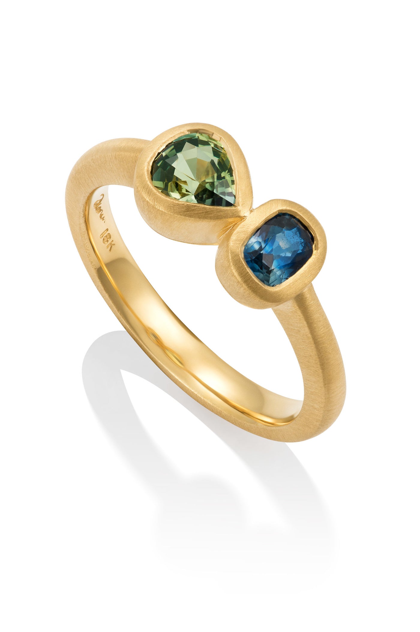 Water Color Sapphire Stacker Ring