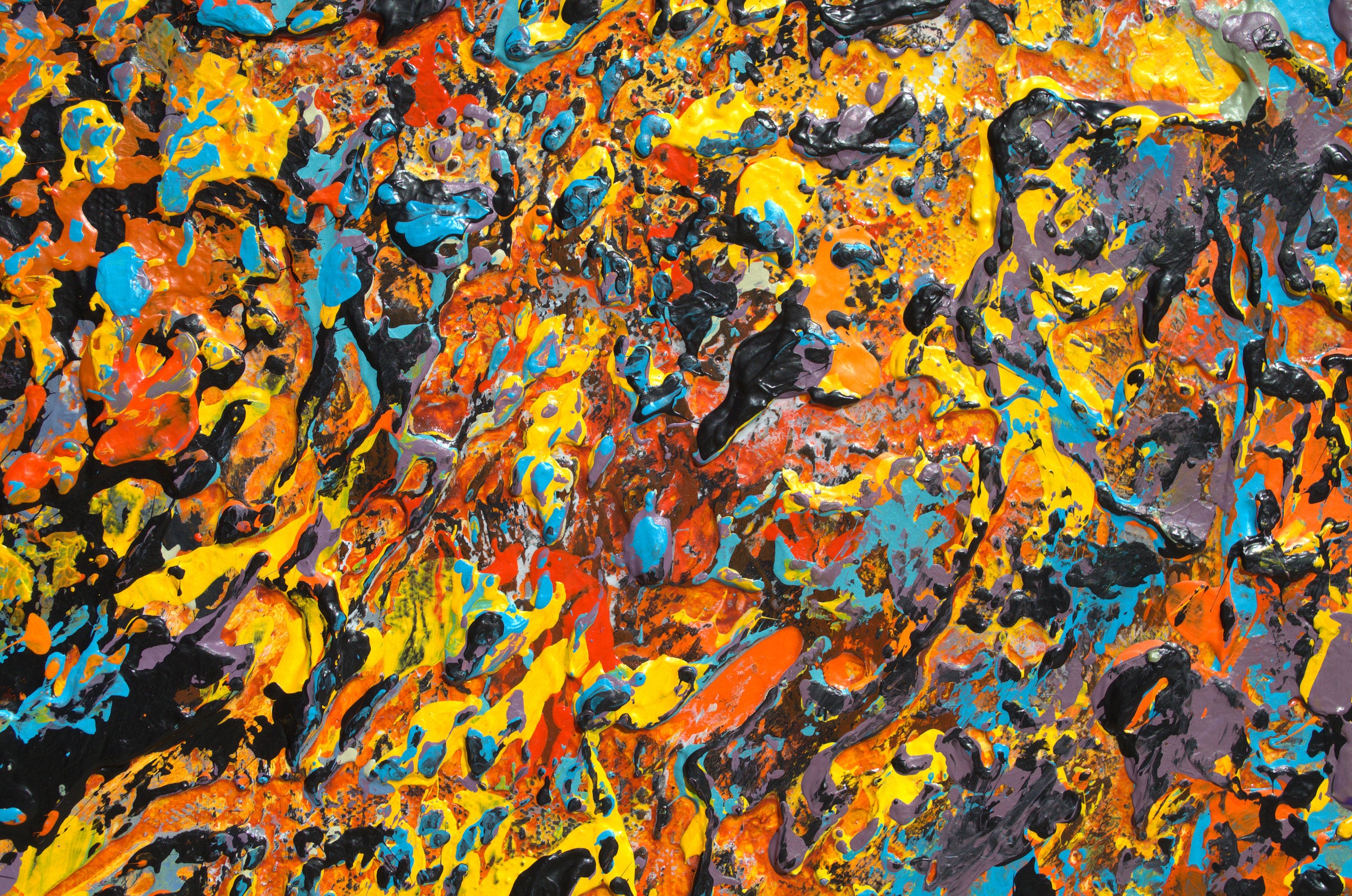 Blue Trickle close detail