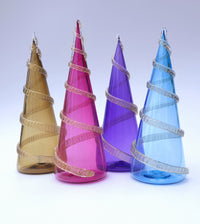 Golden Garland Trees, Jewel Tones