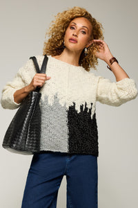 Ivory/Black/Gray