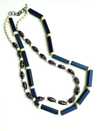 Criss-Cross Bead Necklace