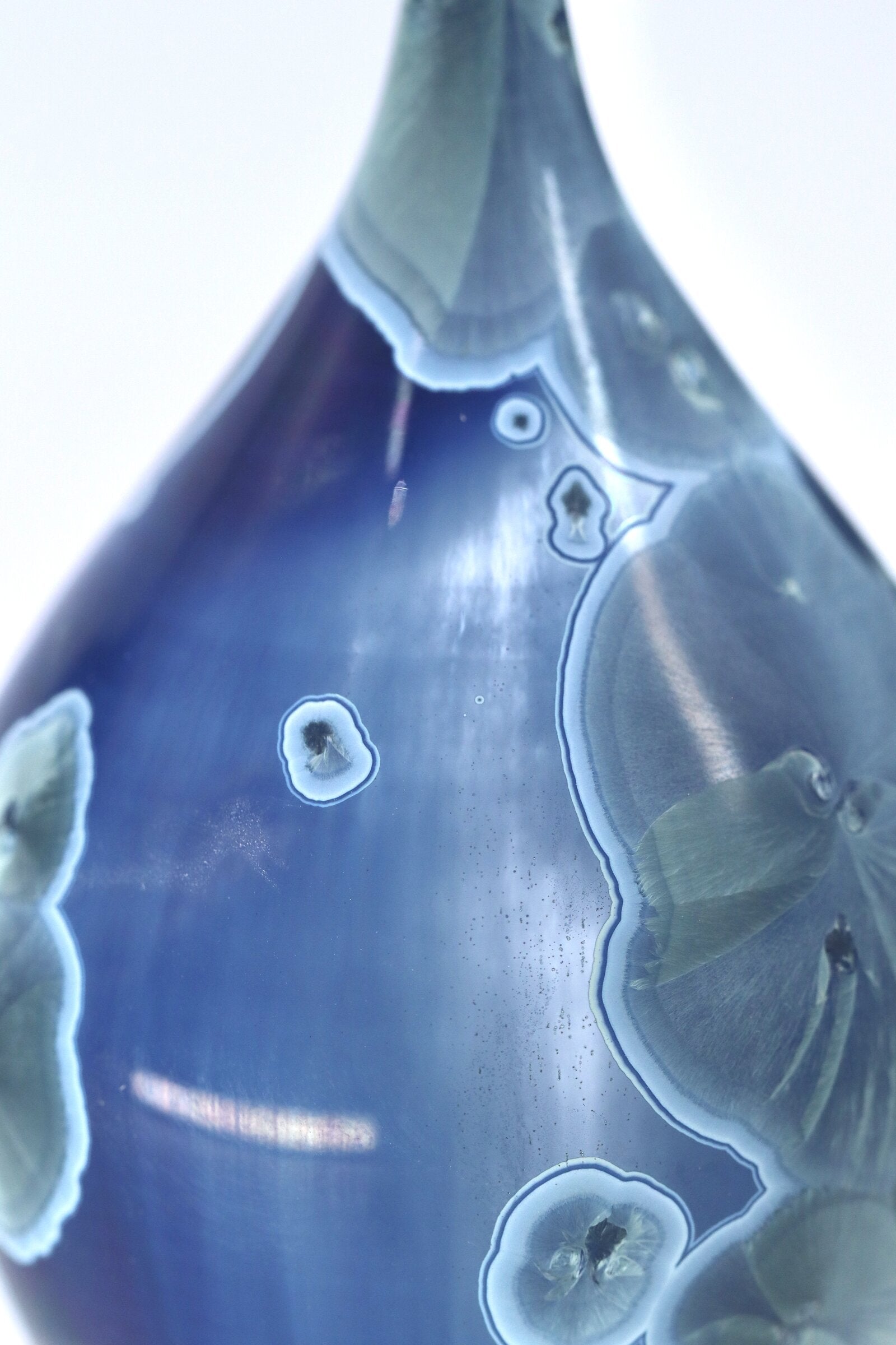 Waterfall Blue Miniature Vessel I