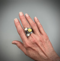 Oxidized Silver Band