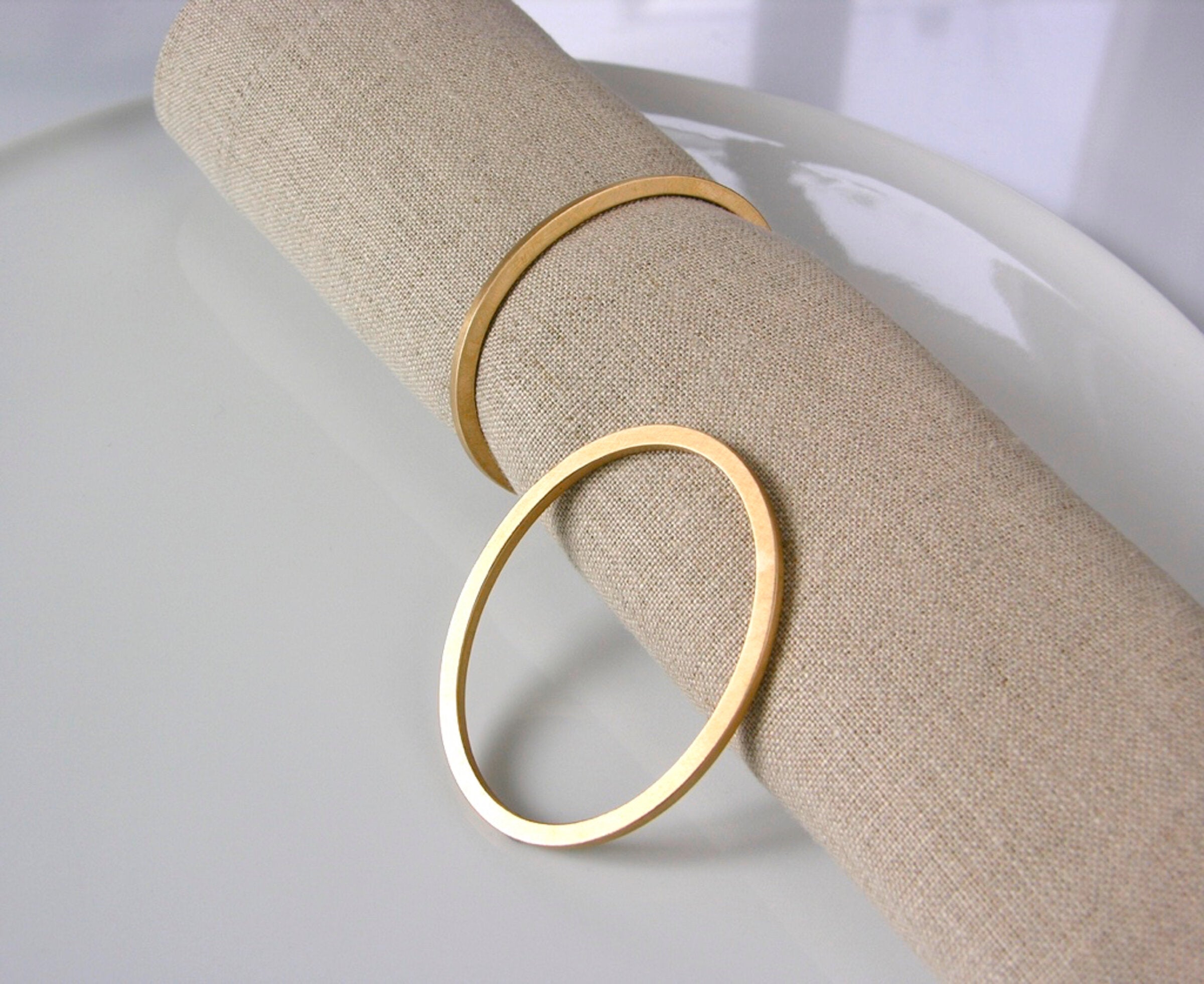 Bronze Napkin Ring Set