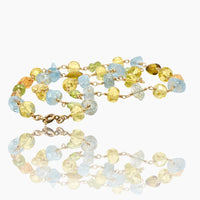 Gold Gem Necklace