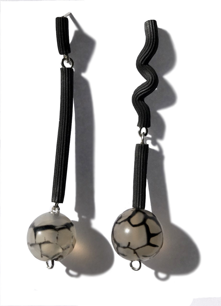 Shades of Gray Earrings