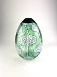 Green Murrine Egg Sculpture