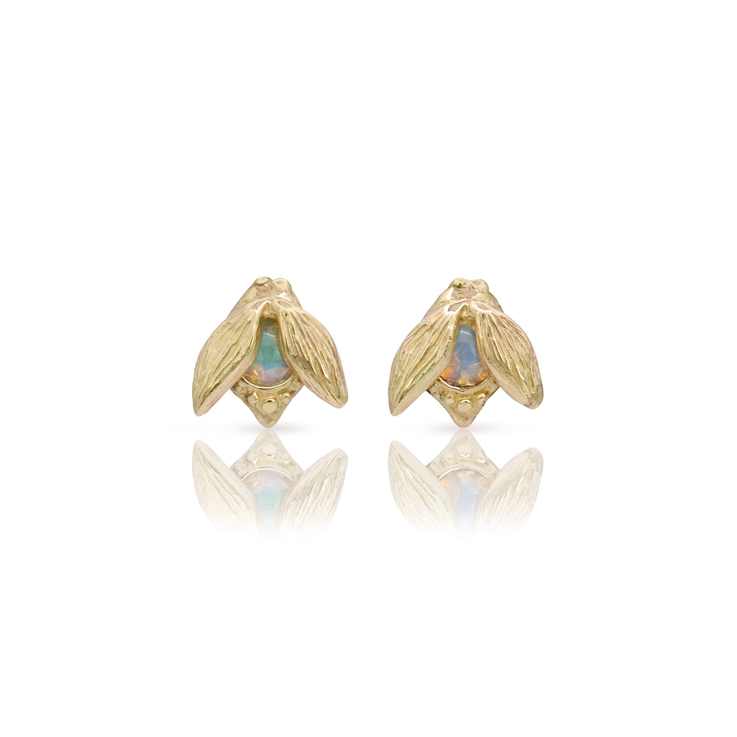 Alida Opal Bug Stud Earrings