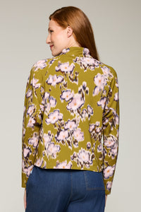 Olive Petal Ikat