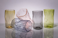 multicolor set of five cups