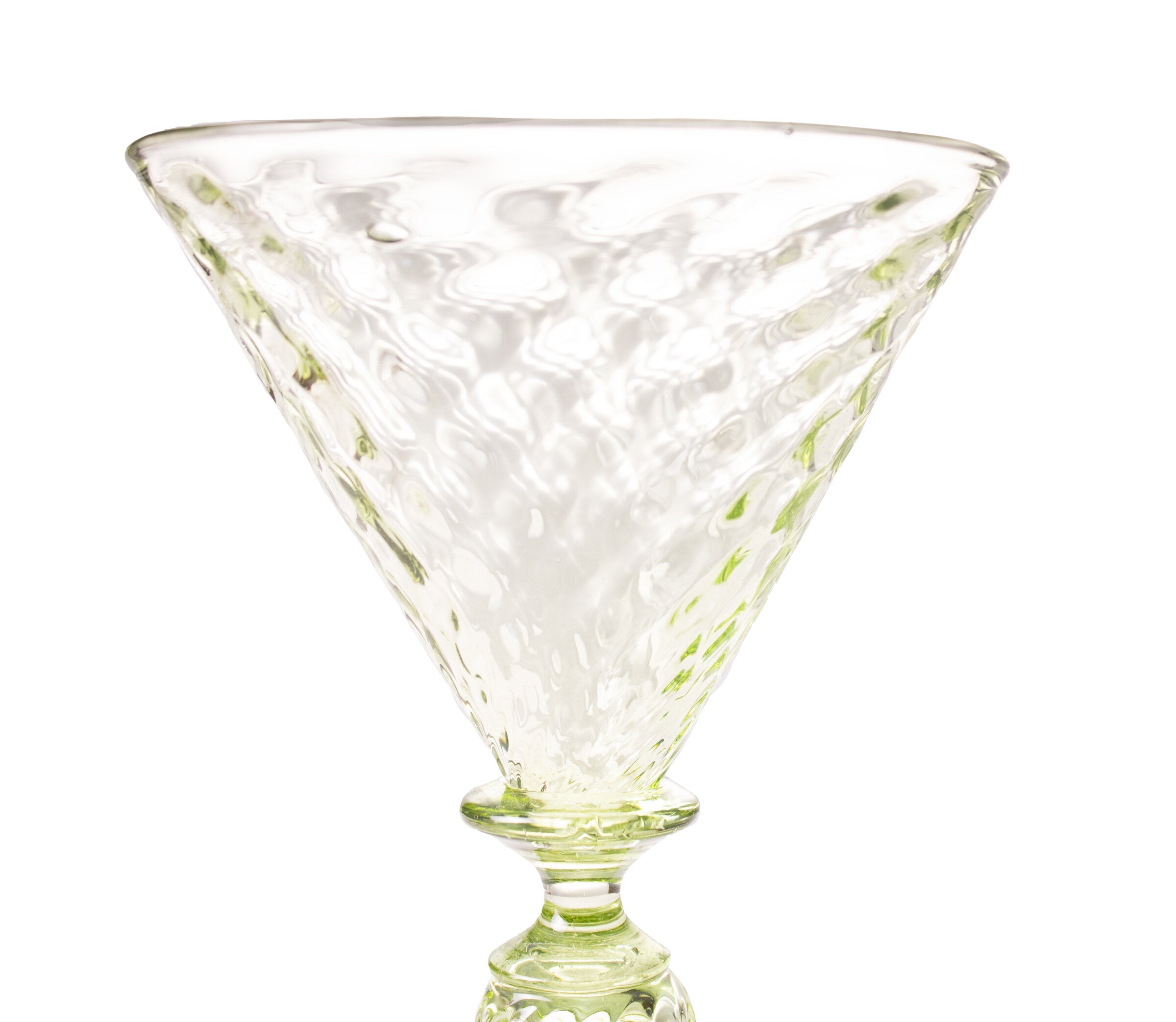 Pale Lime Green Goblets
