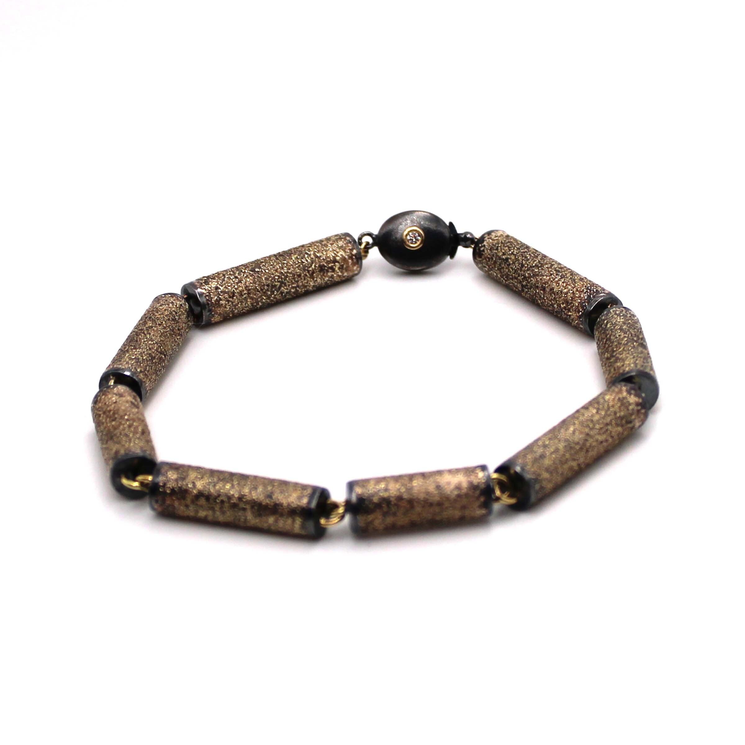 Gold Dust Tube Bracelet