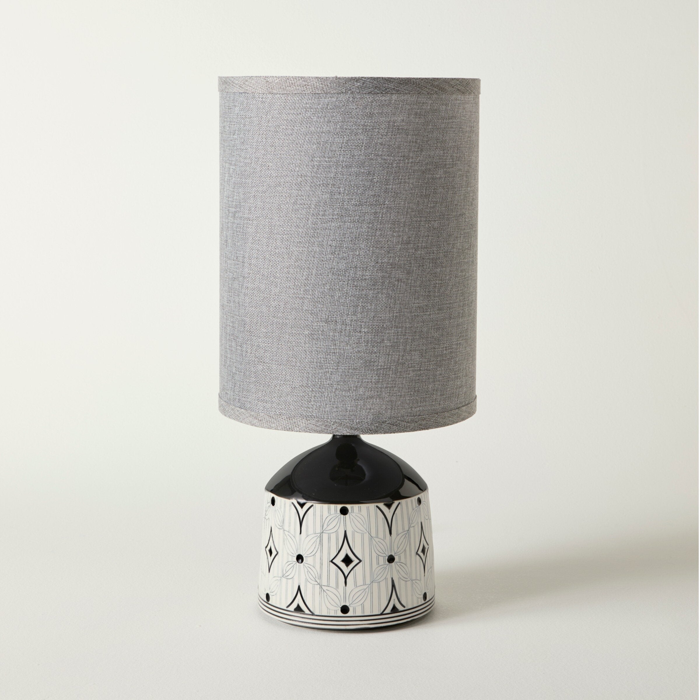 Black and White Table Lamp