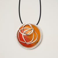 Sunset Petal Brooch & Pendant