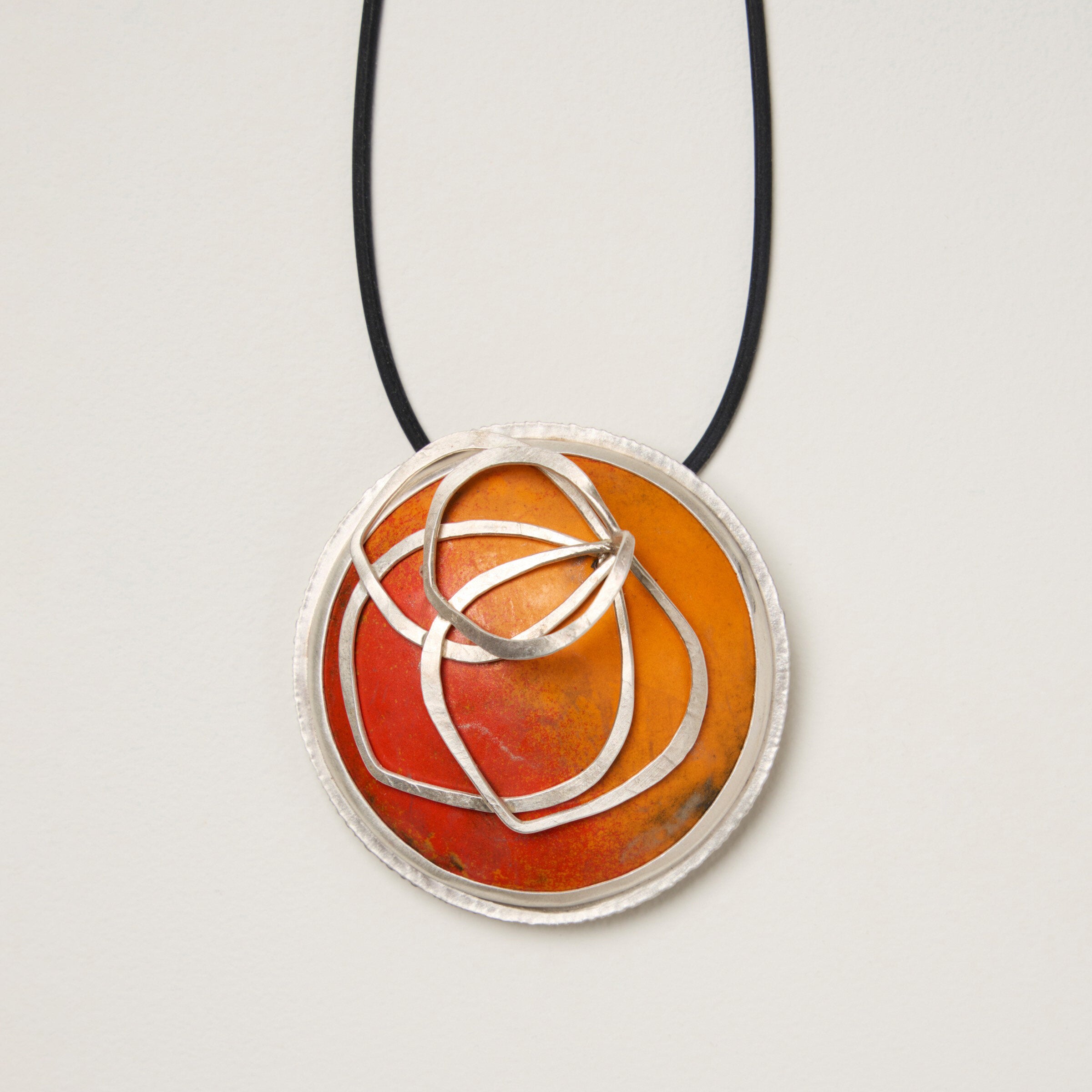 Sunset Petal Brooch & Pendant