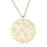 Diamond Butterfly Pendant