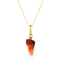 Fire Opal Gem Elixir Pendant II