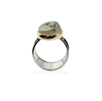 Sapphire Prehnite Ring