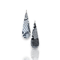 Long Chromatic Tension Earrings