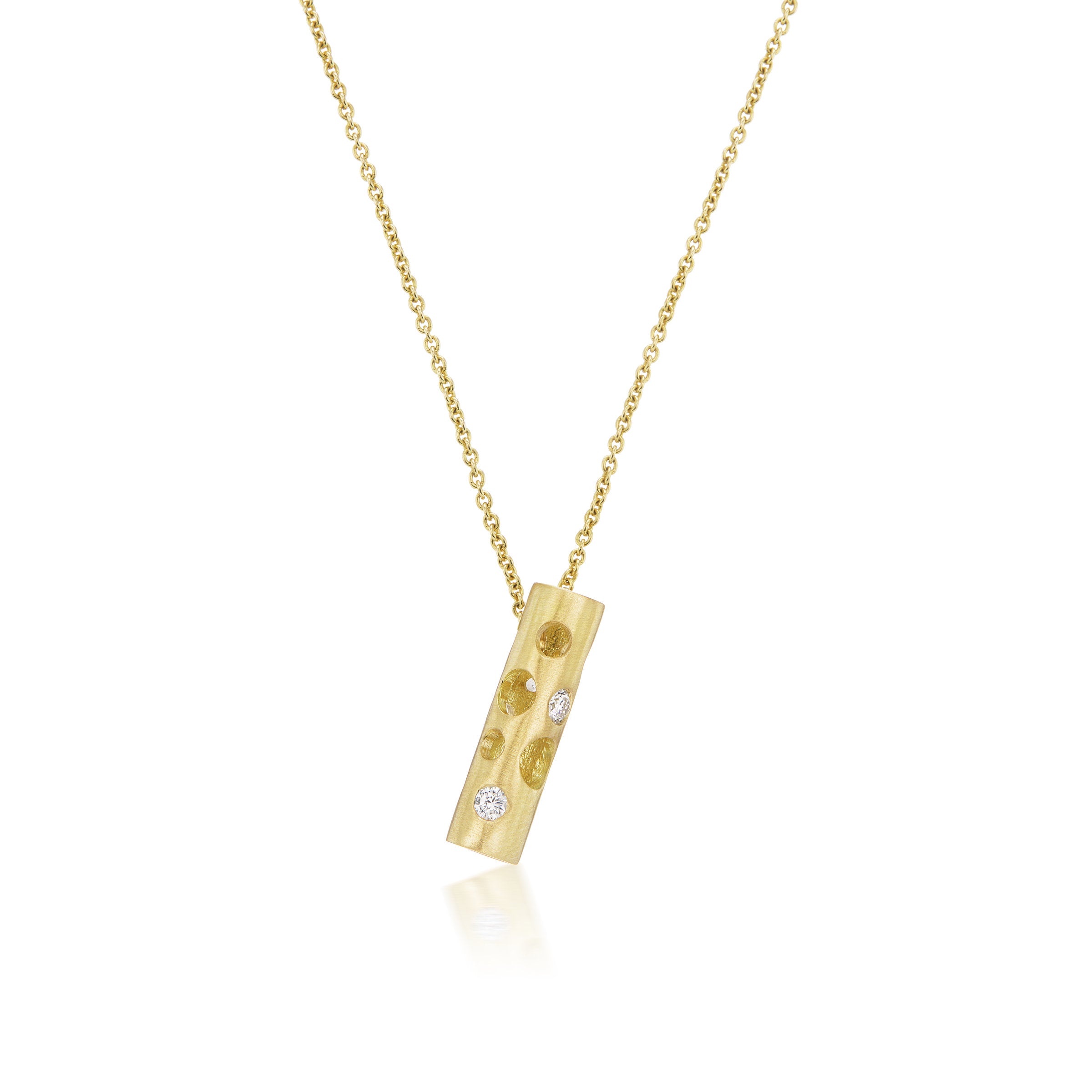 18K Yellow Gold with 18K Yellow Gold Chain