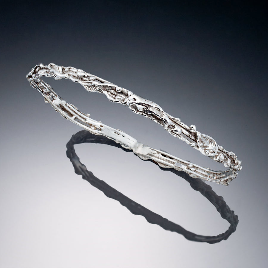 Leaf and Vine Bangle Bracelet | Photo by Ralph Gabriner