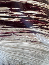 Burgundy Transitions Fluted Sconce