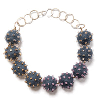 Big Beaded Felt Necklace