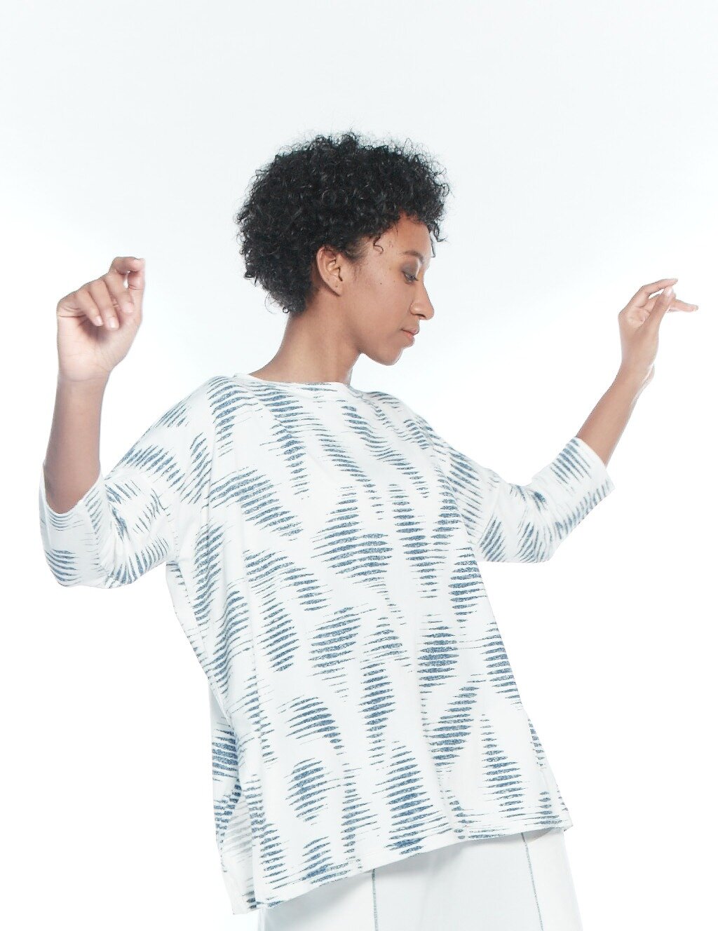 Ivory Lotus Print