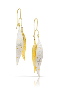 Double Willow Honeybee Earrings
