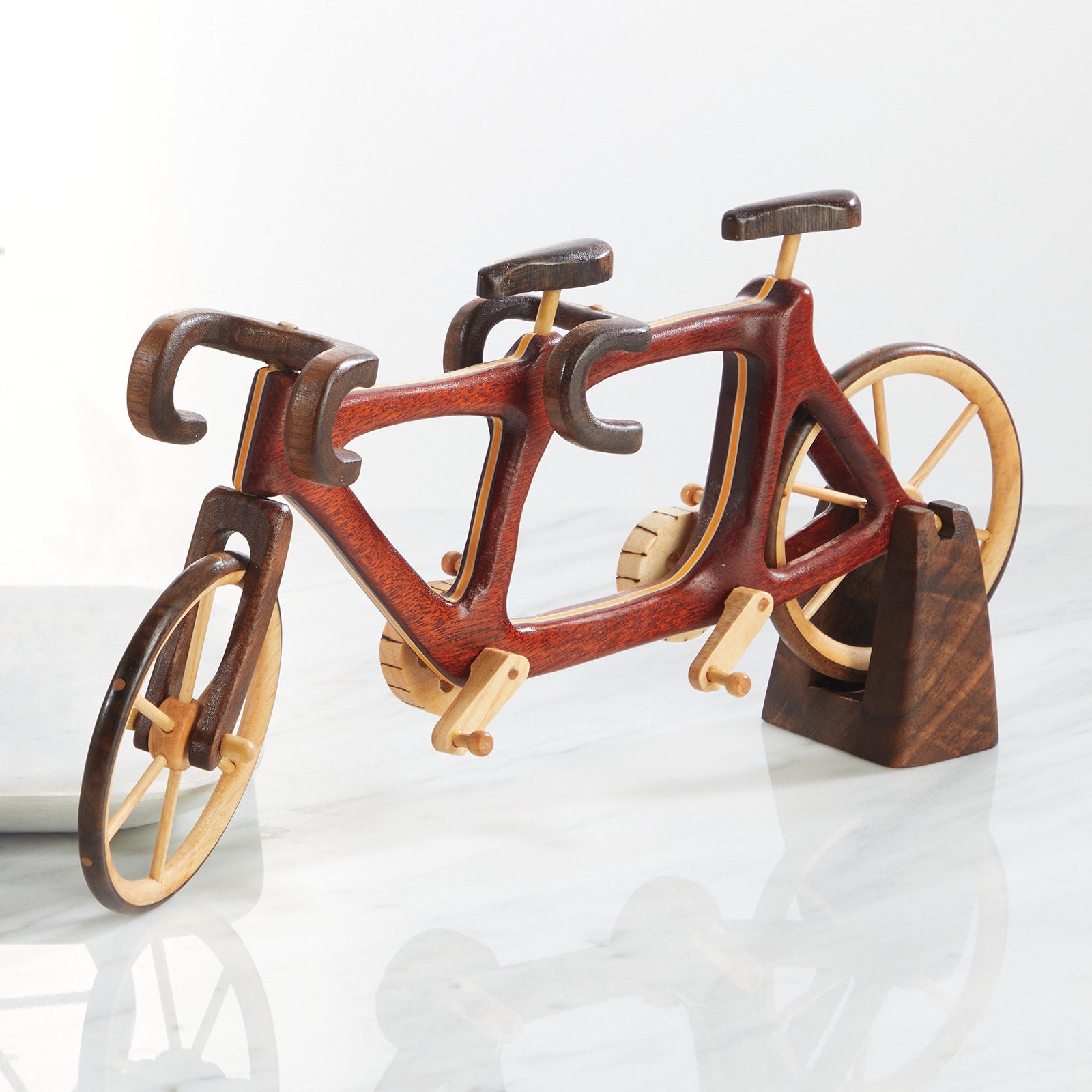 Bubinga Tandem Bicycle