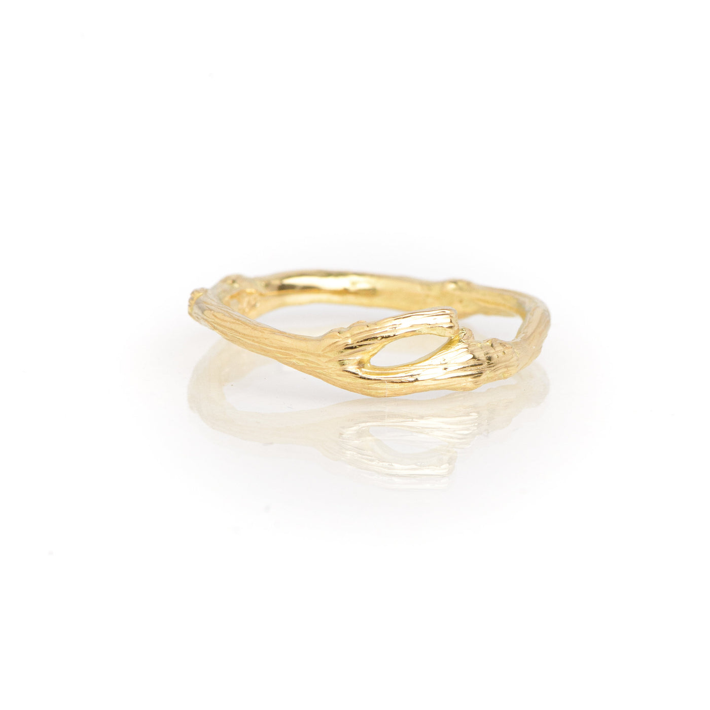 Gold Twig Ring