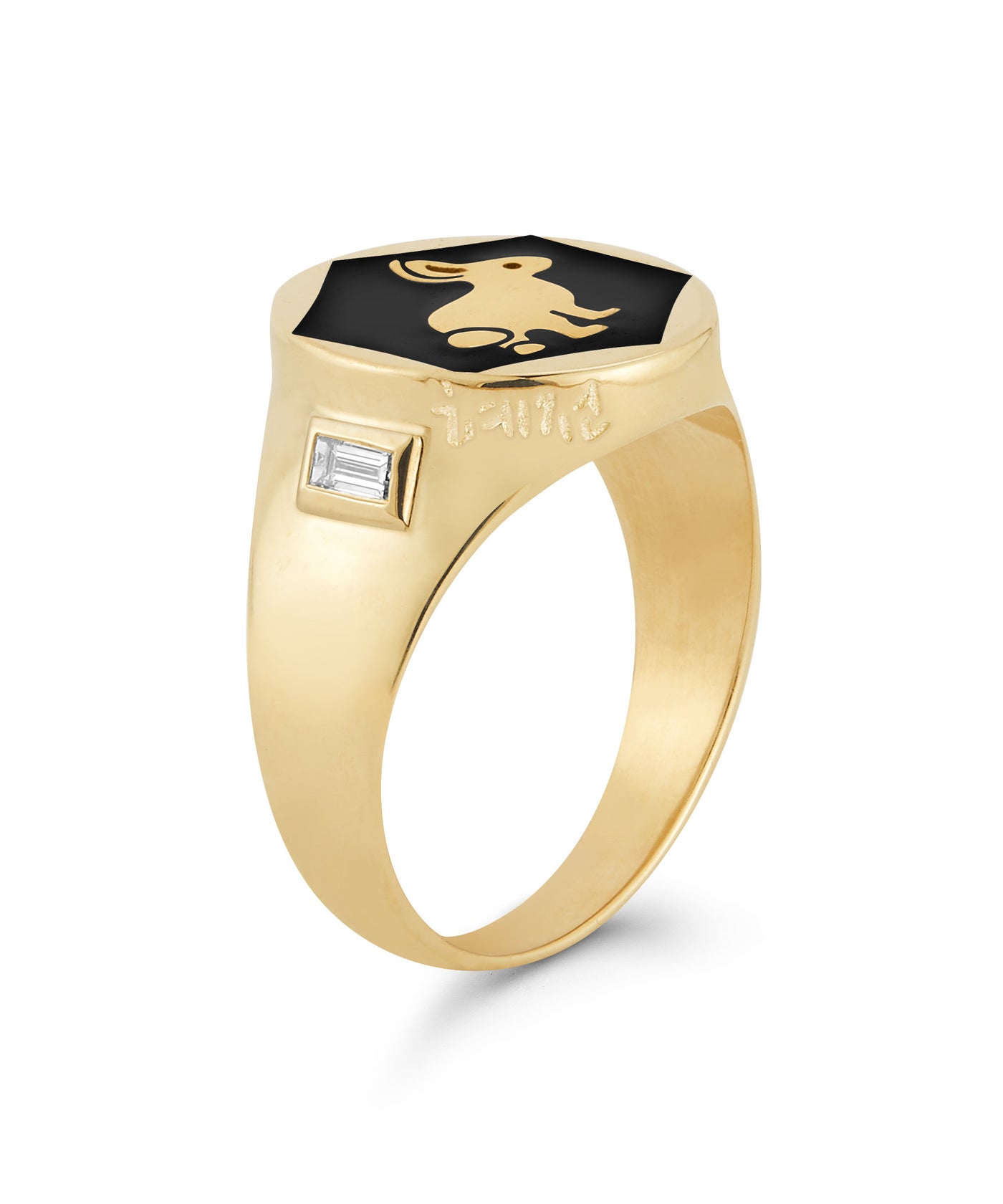 Trickster Bunny Signet Ring