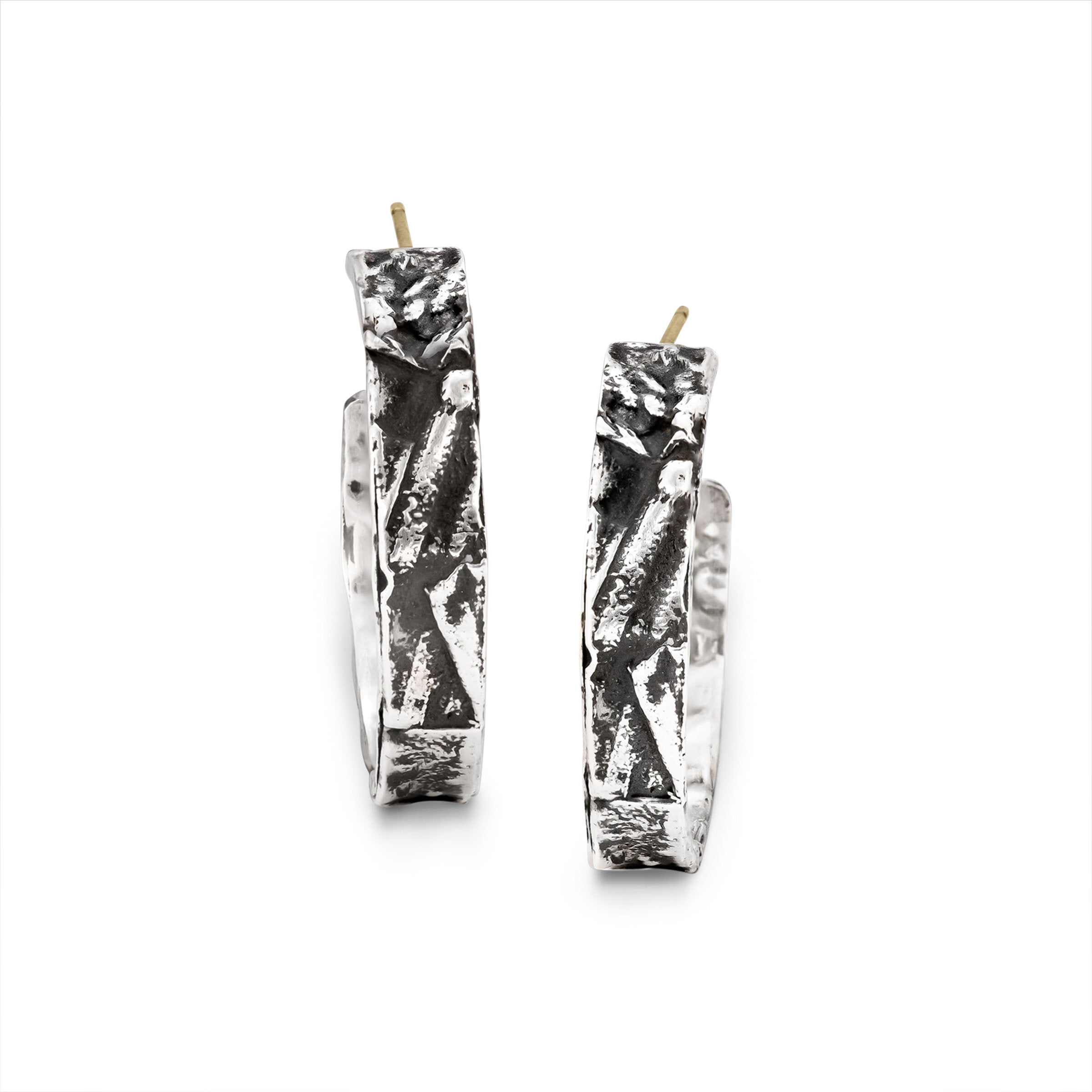 Textural Hoop Earrings
