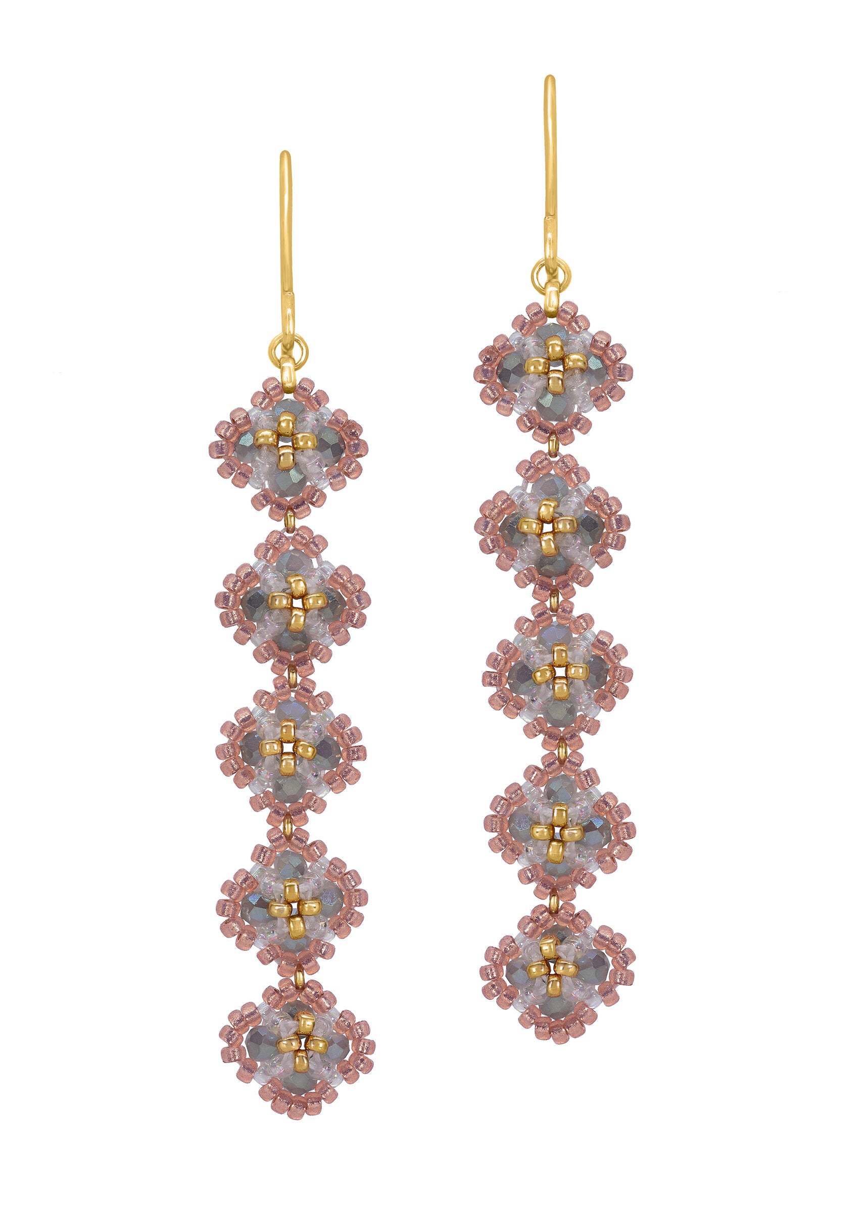 Linear Mini Clover Earrings