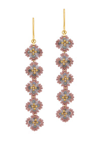 Linear Mini Clover Earrings