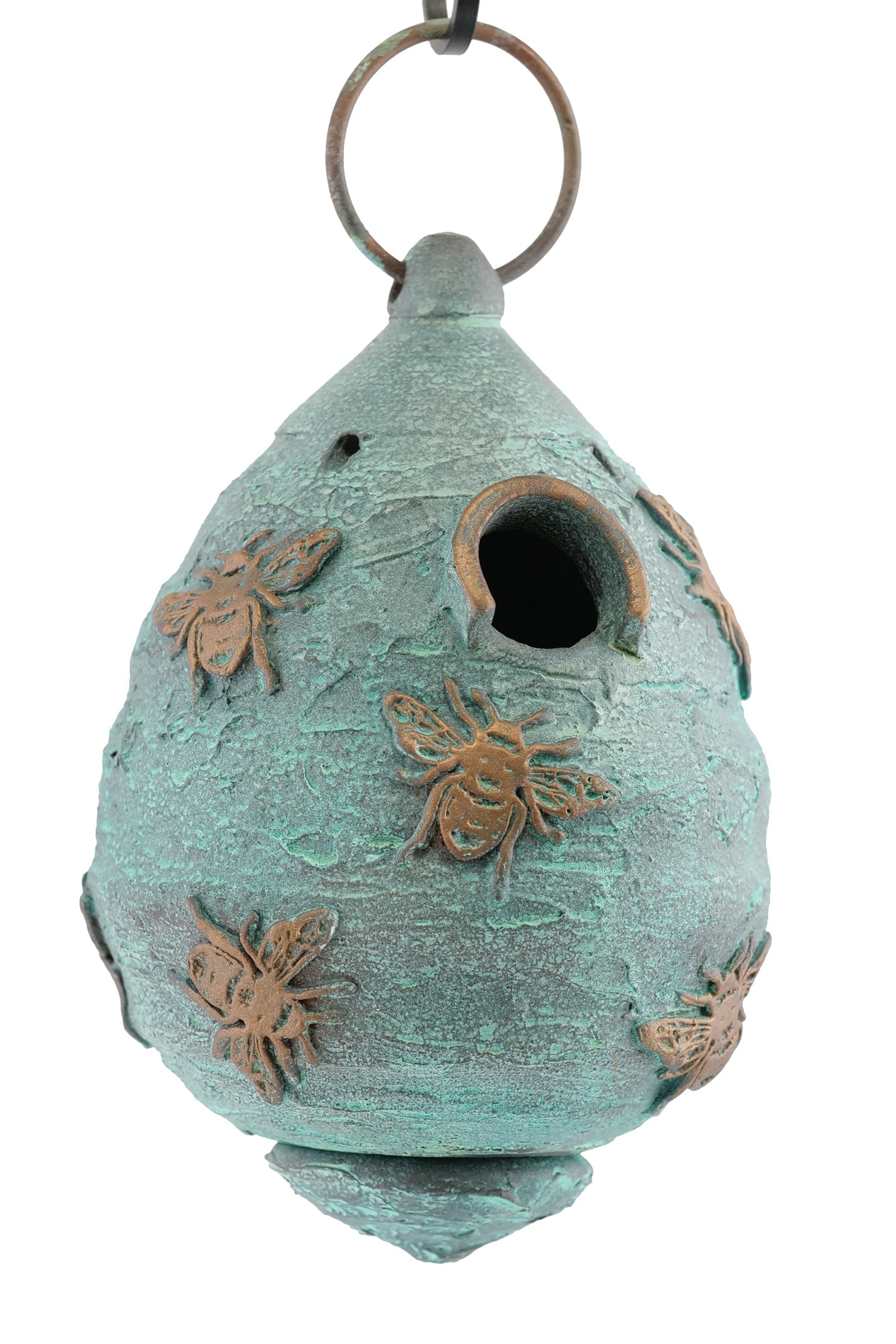 Honey Bee Verdigris Birdhouse