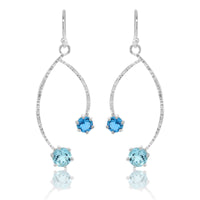 Swiss Blue Topaz & Sky Blue Topaz