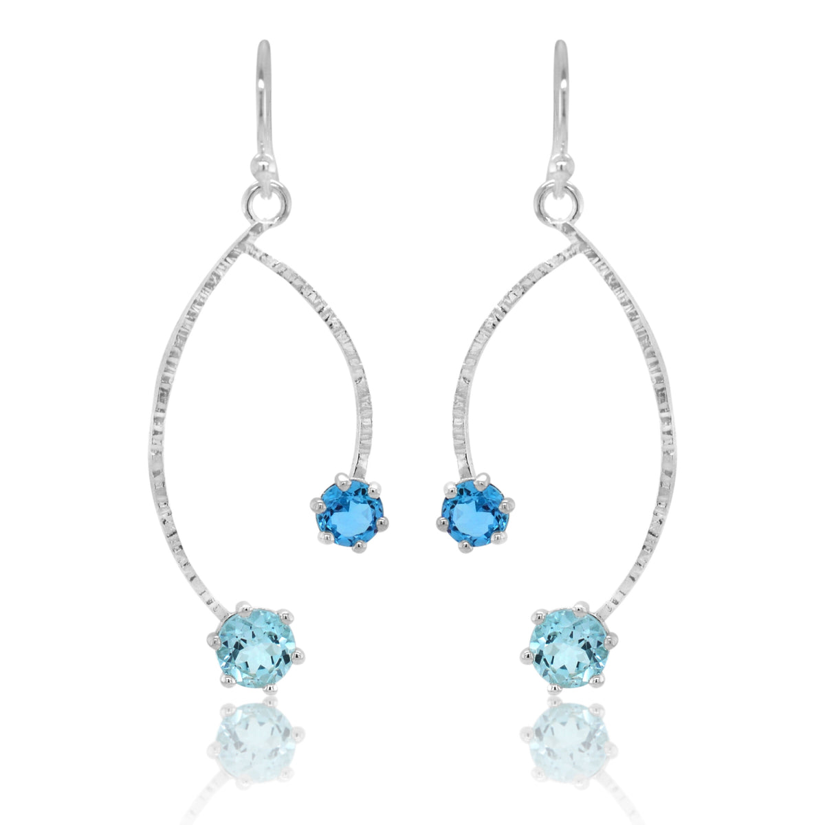 Swiss Blue Topaz & Sky Blue Topaz