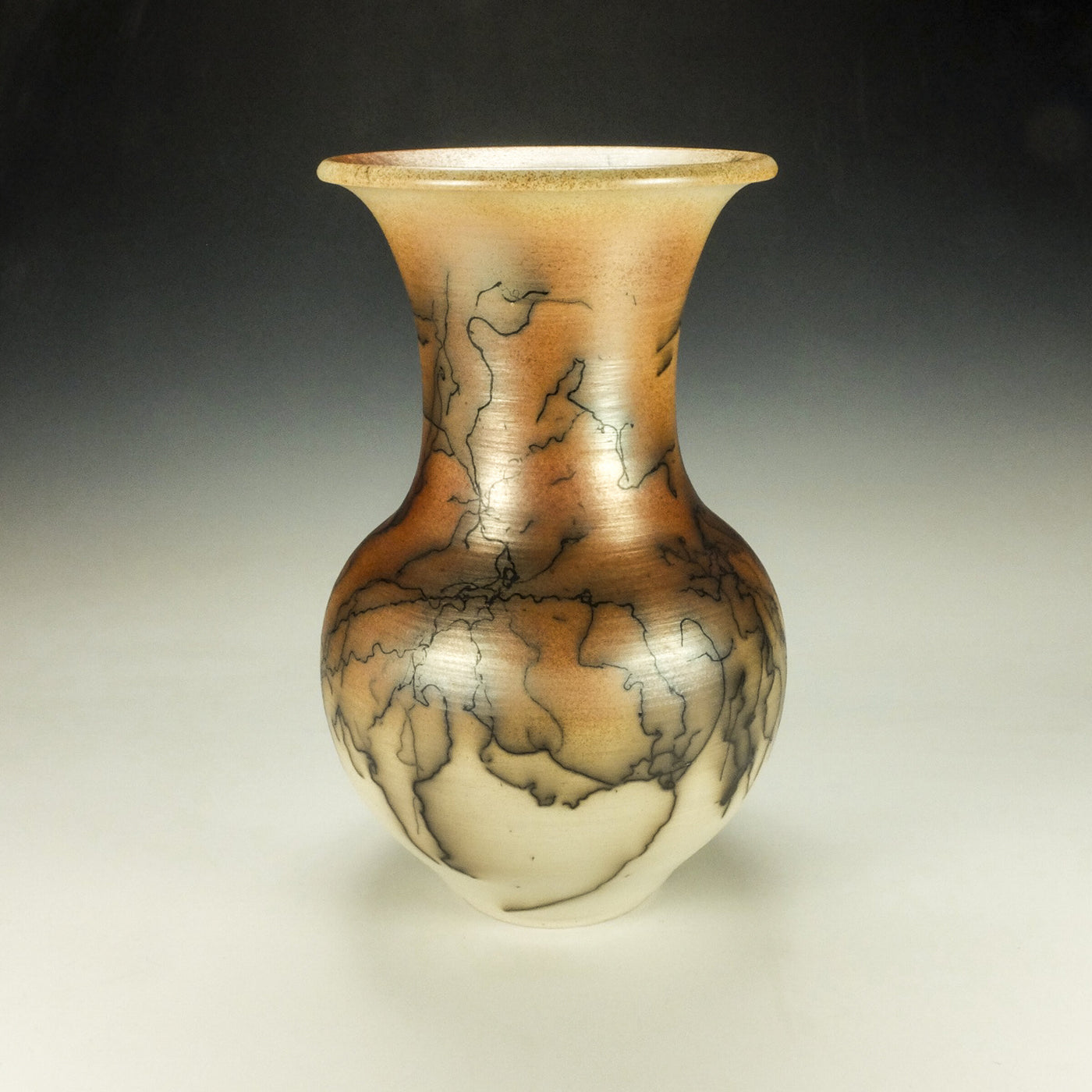 Horsehair Raku Jar