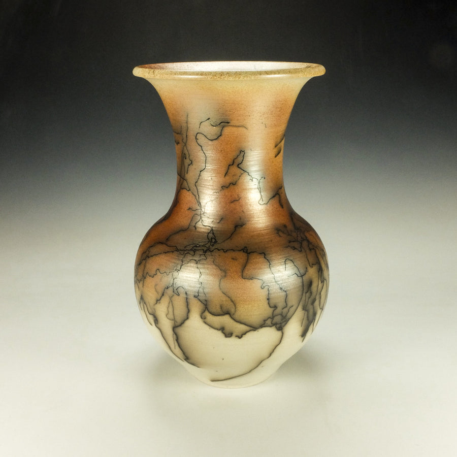 Horsehair Raku Jar