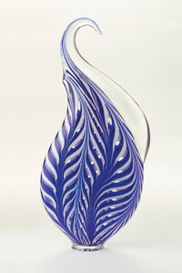 Blue and White Crest