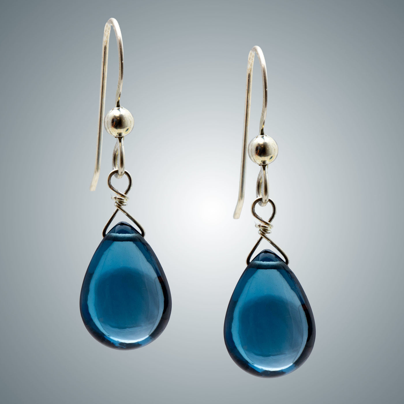 London Blue Topaz Drop Earrings