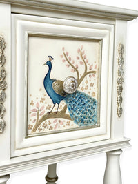 Peacock Garden Ivory Console