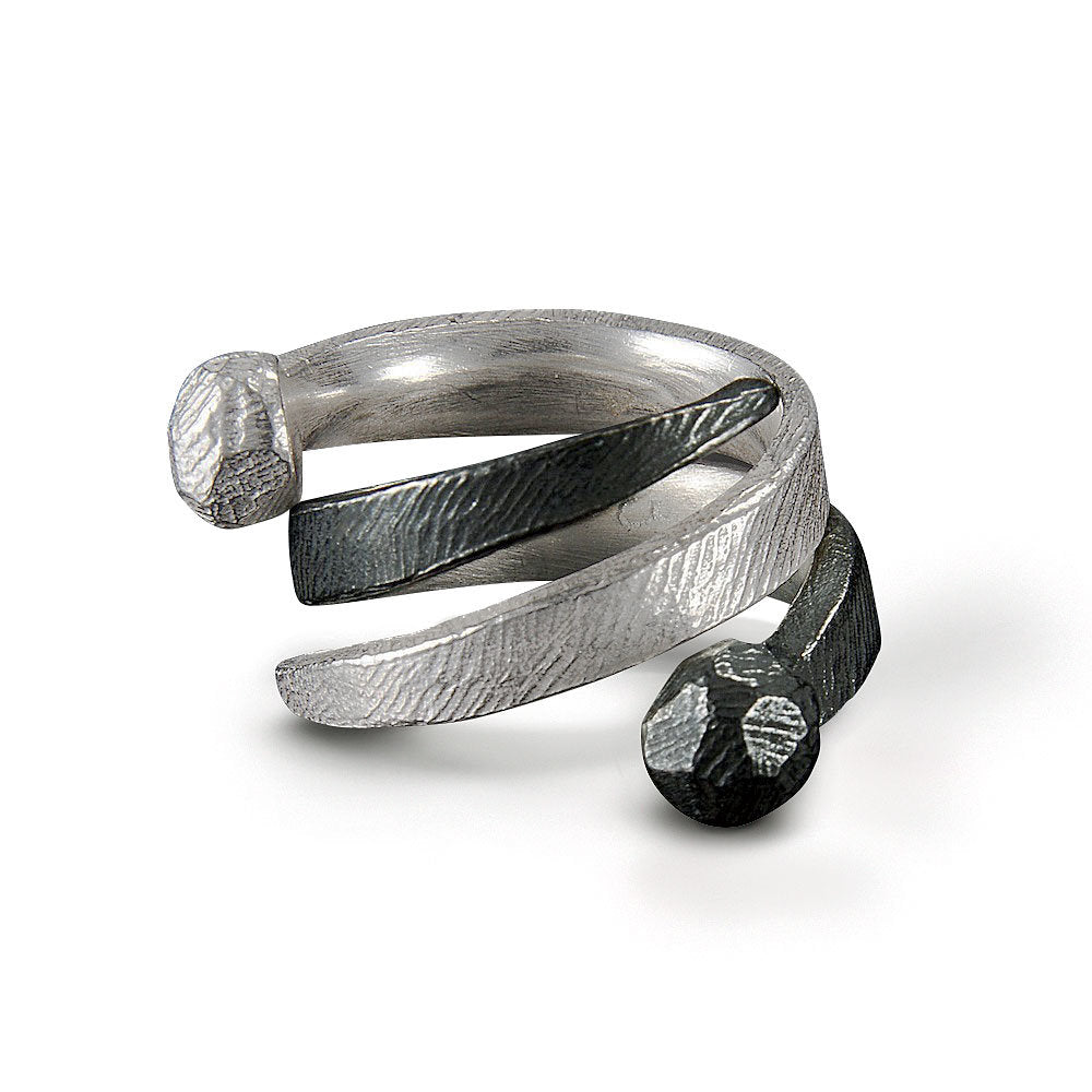 Spiral Rock Top Ring