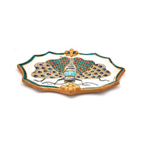 Papillon de Nuit Wall Tile in Peacock